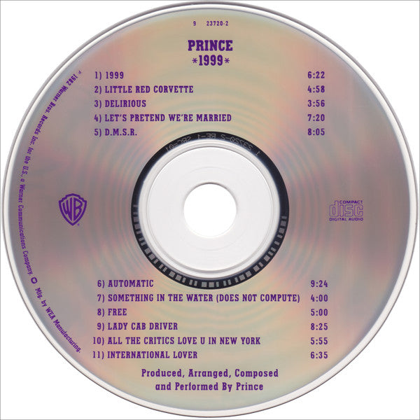Prince : 1999 (CD, Album, RE, SRC)