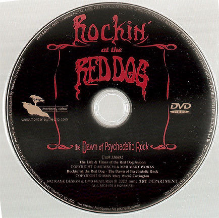 Various : Rockin' At The Red Dog - The Dawn Of Psychedelic Rock (DVD-V, NTSC)