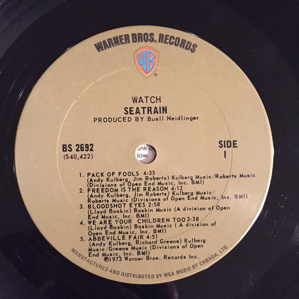 Seatrain : Watch (LP, Album, Gat)