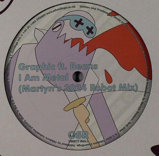 Graphic Ft. Beans / Graphic : I Am Metal (Martyn's 3024 Robot Mix) / Heroine (Dinky Link) (12")