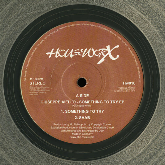 Giuseppe Aiello : Something To Try (12",EP)