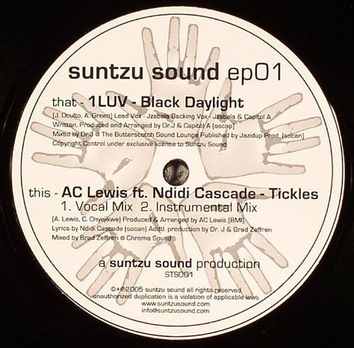 1Luv / AC Lewis ft. Ndidi Cascade : Suntzu Sound EP01 (12")