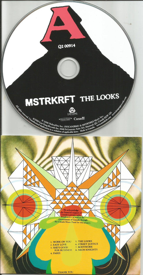 MSTRKRFT : The Looks (CD, Album, Car)