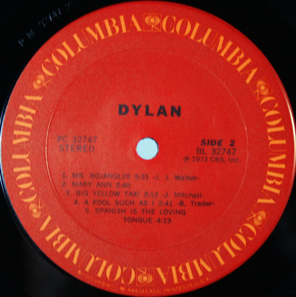 Bob Dylan : Dylan (LP, Album, Pit)