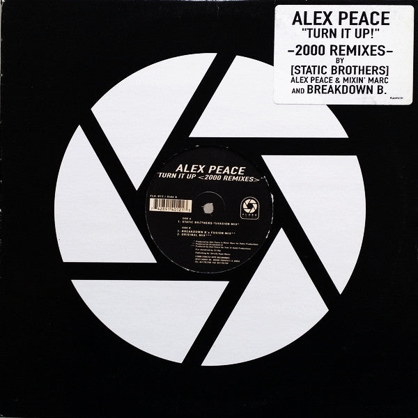 Alex Peace : Turn It Up 2000 Remixes (12")