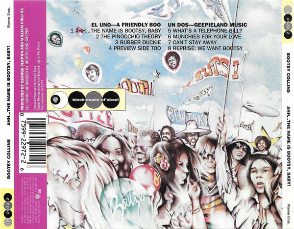 Bootsy Collins : Ahh...The Name Is Bootsy, Baby! (Album,Reissue,Remastered)
