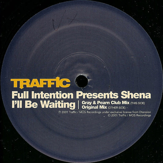Full Intention Presents Shena : I'll Be Waiting (12")