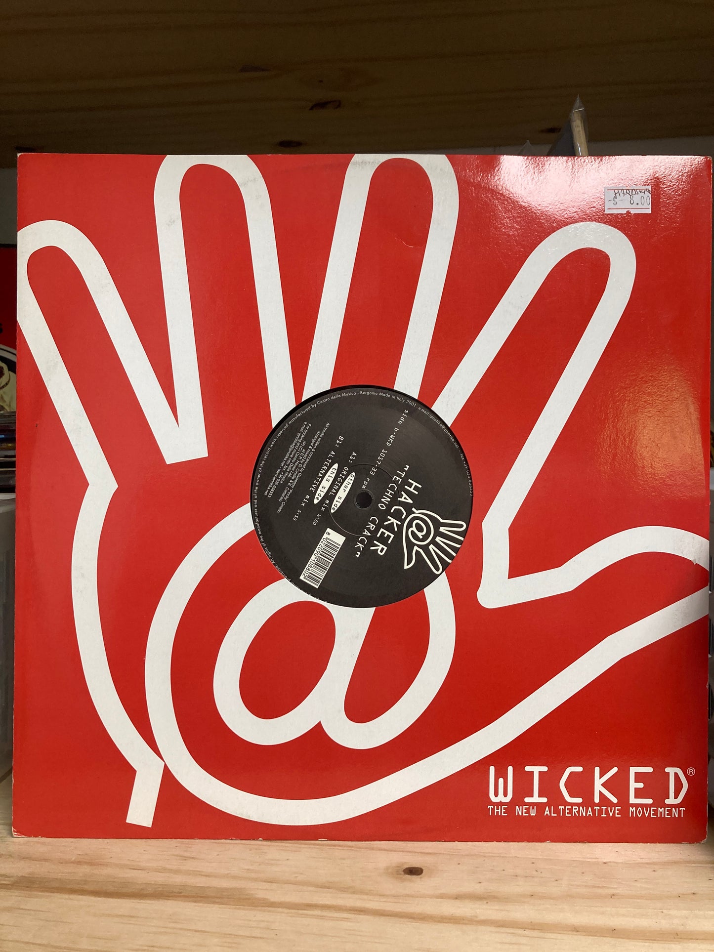 Hacker – Techno Crack - 12" Vinyl EP