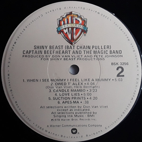 Captain Beefheart And The Magic Band : Shiny Beast (Bat Chain Puller) (LP, Album, Jac)