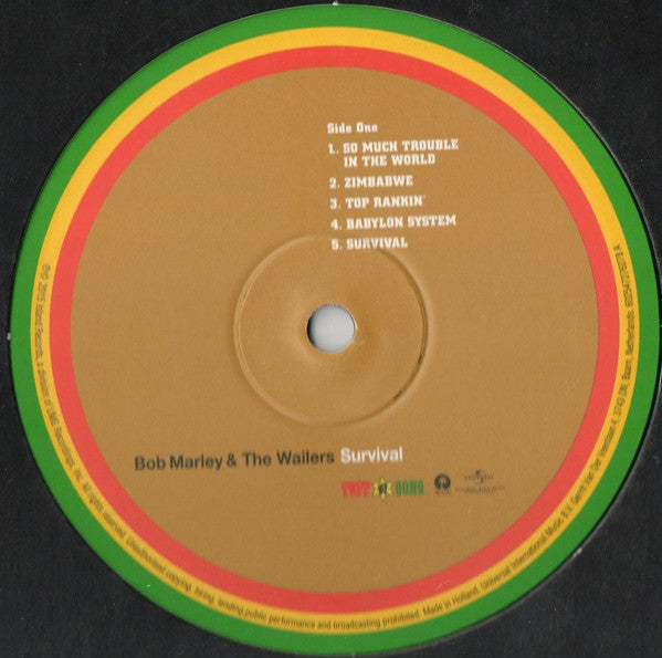 Bob Marley & The Wailers : Survival (LP,Album,Reissue,Remastered)