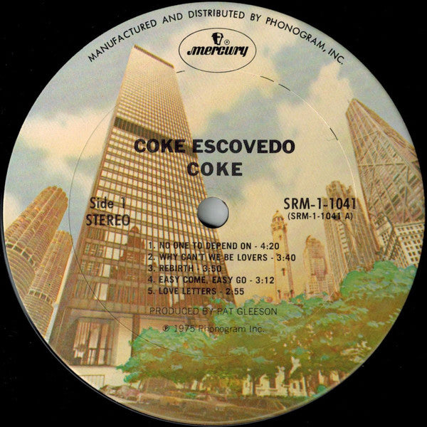 Coke Escovedo : Coke (LP, Album, Pit)