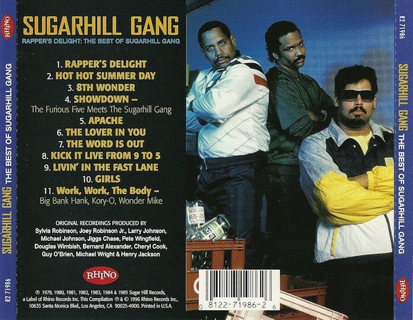 Sugarhill Gang : The Best Of Sugarhill Gang (Rapper's Delight) (CD, Comp, RM)
