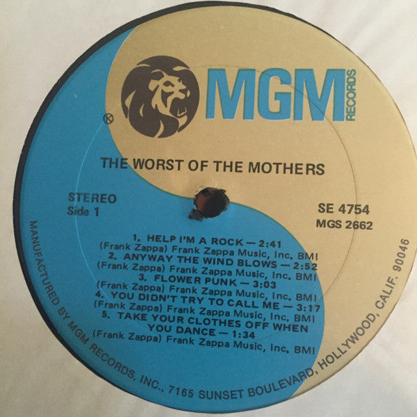The Mothers Of Invention* : The Worst Of The Mothers (LP, Comp, MGM)