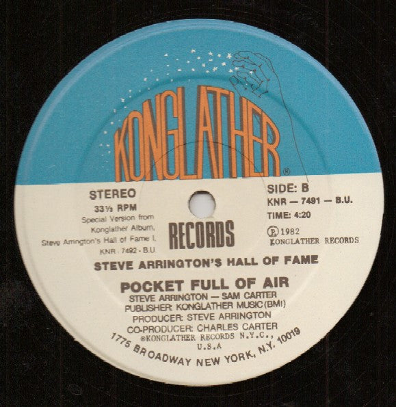 Steve Arrington's Hall Of Fame : Way Out (12")