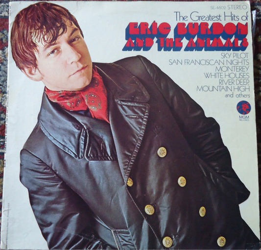 Eric Burdon And The Animals* : The Greatest Hits Of Eric Burdon And The Animals (LP, Comp, RE, PRC)
