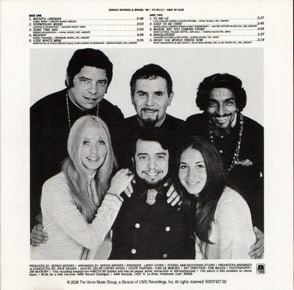 Sérgio Mendes & Brasil '66 : Ye-Me-Le (CD, Album, RE, RM)