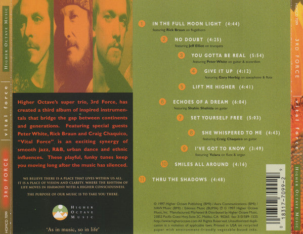 3rd Force : Vital Force (CD, Album)