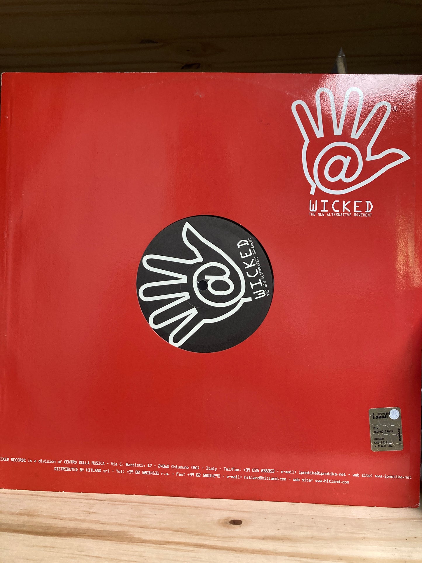 Hacker – Techno Crack - 12" Vinyl EP