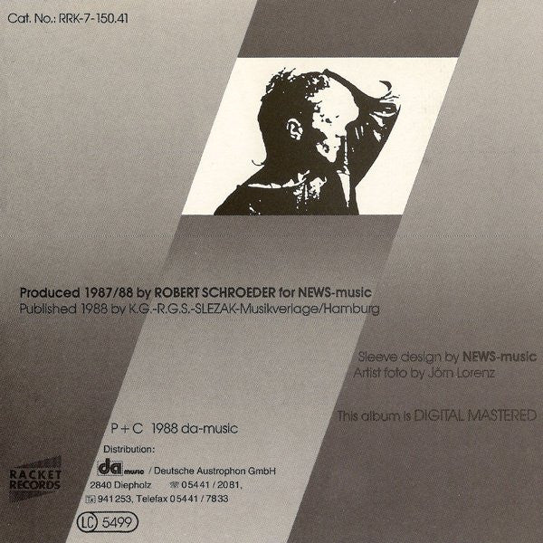 Robert Schroeder* : Driftin' (Elektronische Balladen) (CD, Album)