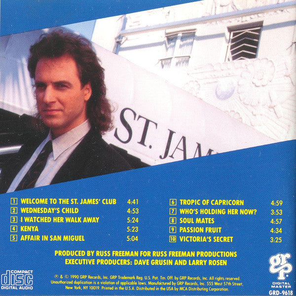 Rippingtons, The Featuring Russ Freeman (2) : Welcome To The St. James' Club (Album,Club Edition,Reissue)