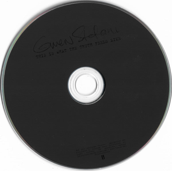 Gwen Stefani : This Is What The Truth Feels Like (CD, Album, Tar)