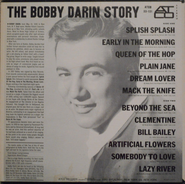 Bobby Darin : The Bobby Darin Story (LP, Comp, RE)