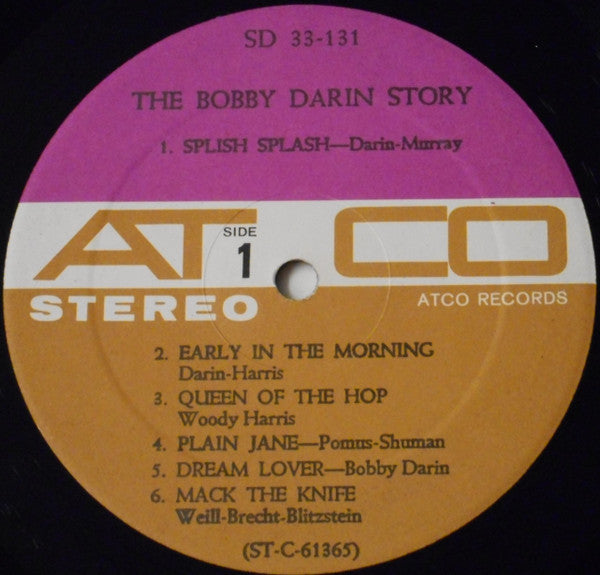 Bobby Darin : The Bobby Darin Story (LP, Comp, RE)