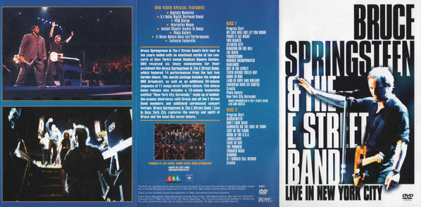 Bruce Springsteen & The E-Street Band : Live In New York City (2xDVD-V, Multichannel, NTSC)