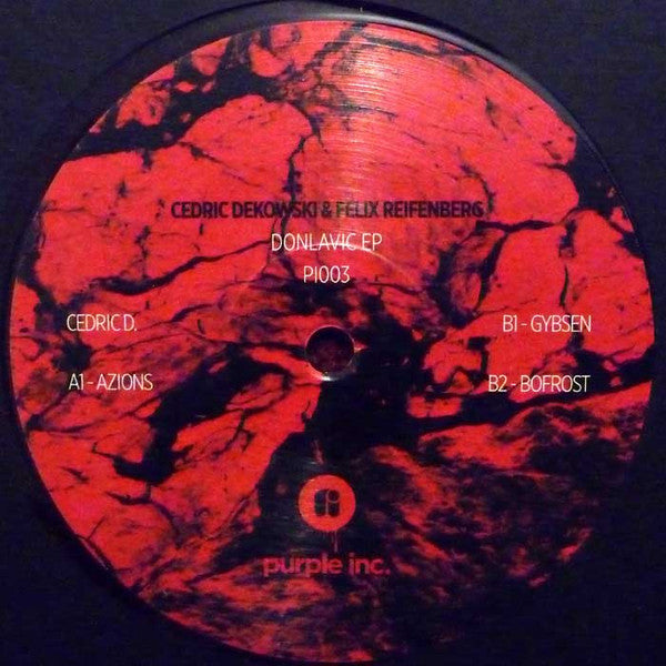 Cédric Dekowski & Felix Reifenberg : Donlavic EP (12",EP)