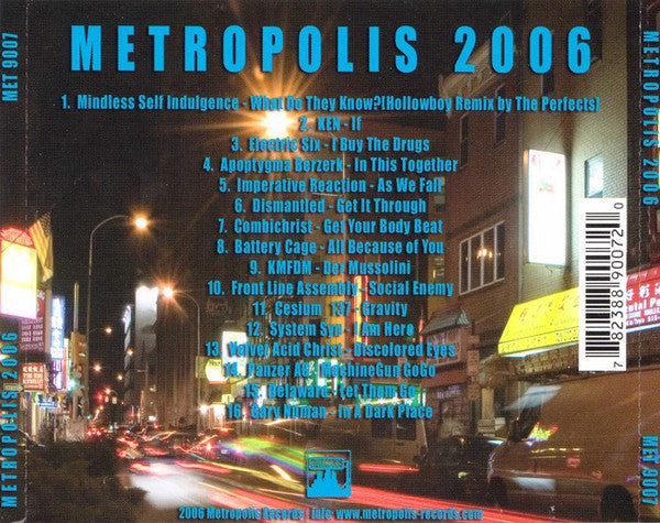 Various : Metropolis 2006 (CD, Comp)