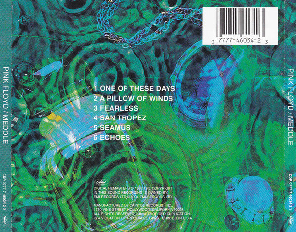 Pink Floyd : Meddle (CD, Album, RE, RM)