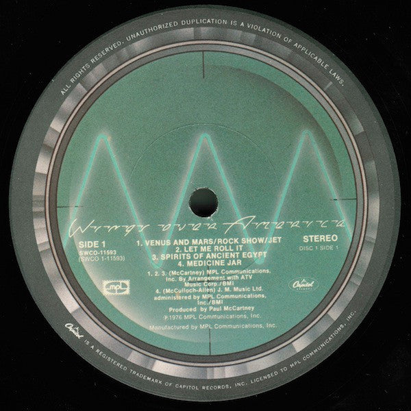 Wings (2) : Wings Over America (3xLP, Album, 4 L)