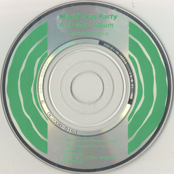 Various : Mardi Gras Party: A CD Mini-Album (CD, Mini, MiniAlbum, Comp)