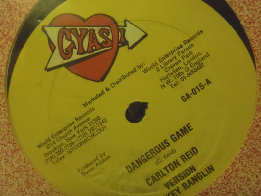 Carlton Reid, Mikey Ranglin : Dangerous Game (12")
