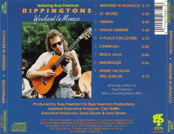 Rippingtons, The Featuring Russ Freeman (2) : Weekend In Monaco (Album)