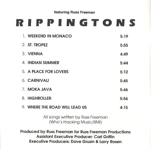 Rippingtons, The Featuring Russ Freeman (2) : Weekend In Monaco (Album)