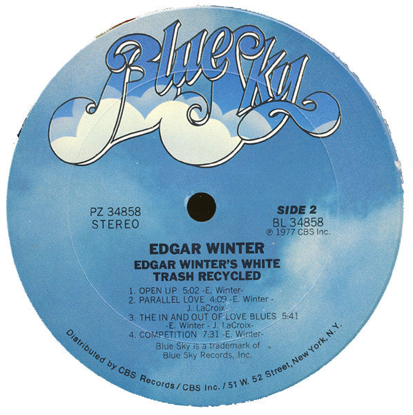 Edgar Winter's White Trash : Recycled (LP, Album, Ter)