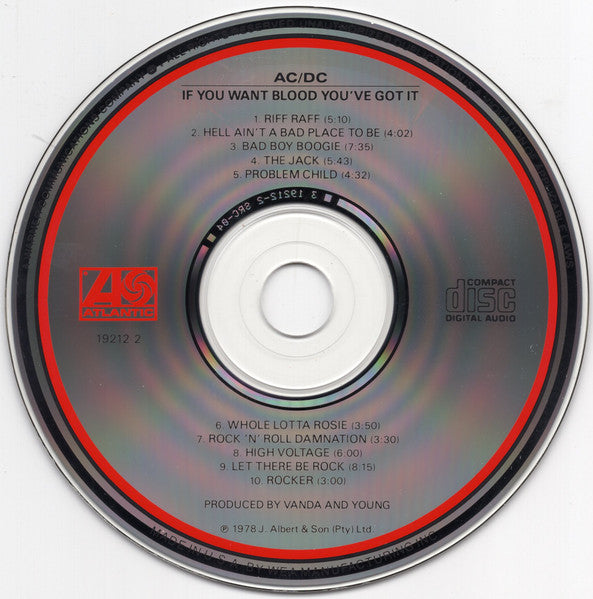 AC/DC : If You Want Blood You've Got It (CD, Album, RE)