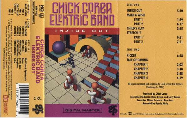 The Chick Corea Elektric Band : Inside Out (Cass, Album, HiQ)