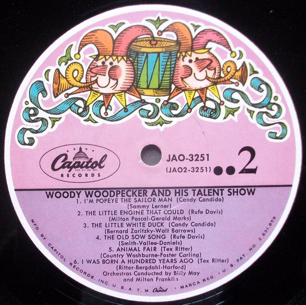 Various : Woody Woodpecker And His Talent Show (LP, Album, Mono, RE)