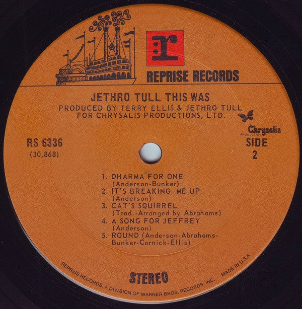 Jethro Tull : This Was (LP, Album, RP, Ter)
