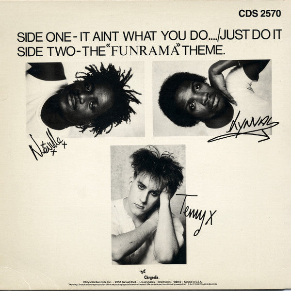 Fun Boy Three With Bananarama : It Aint What You Do.... /Just Do It (12", Single)