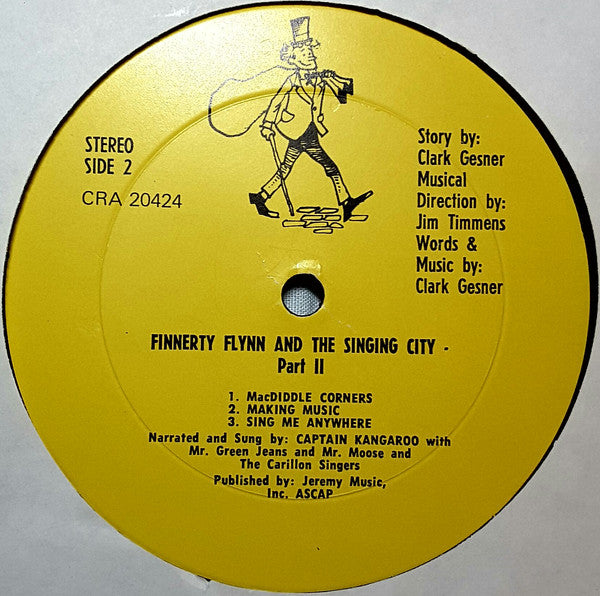 Captain Kangaroo : Finnerty Flynn And The Singing City (LP, Album)