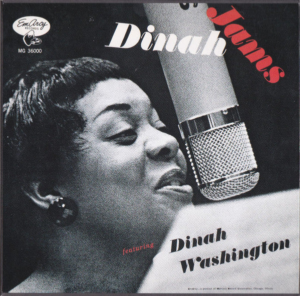 Dinah Washington : Dinah Jams (CD, Album, Mono, Ltd, RE, RM, Pap)