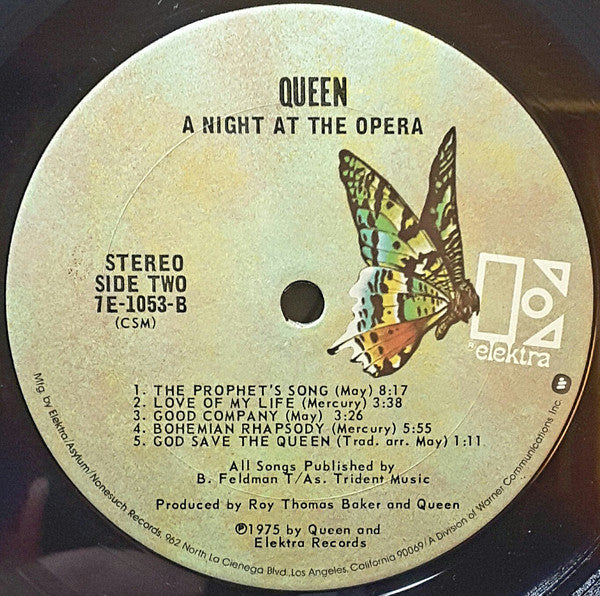 Queen : A Night At The Opera (LP, Album, CSM)