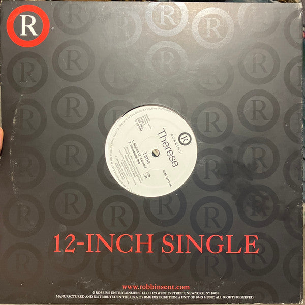 Therese : Time (Remixes By Stonebridge) (12", Promo)