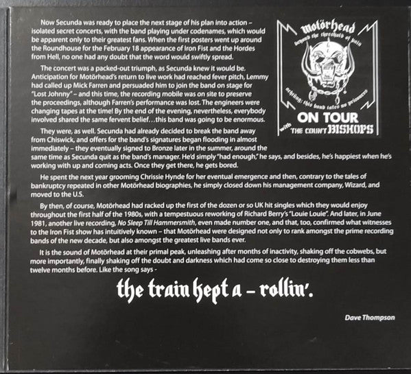 Motörhead : England 1978 (CD, RE, RM, Dig)