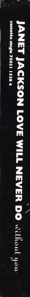 Janet Jackson : Love Will Never Do (Without You) (Cass, Single)