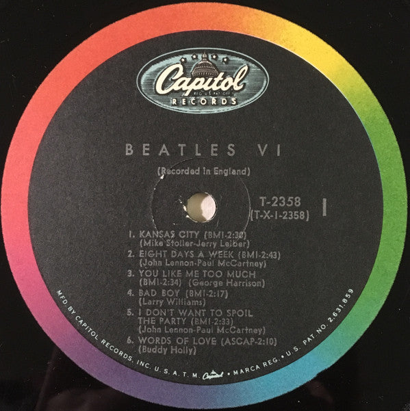 Beatles, The : Beatles VI (LP,Album,Mono)