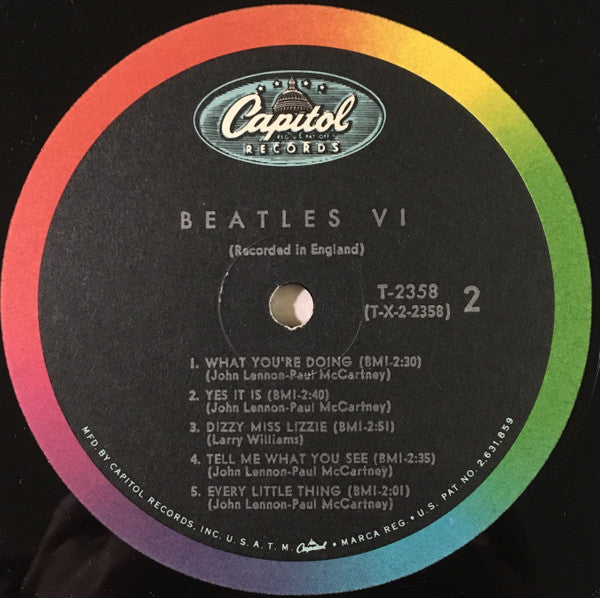 Beatles, The : Beatles VI (LP,Album,Mono)